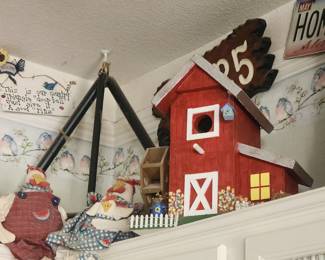 Bird House and Decor