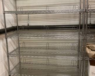 NSF shelving on wheels