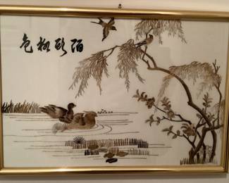 Wall Art Ducks over the Lake