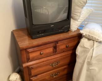 3 Drawer Night Stand and Box TV