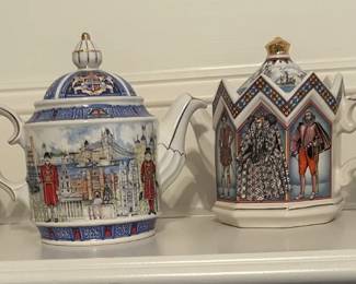 James Sadler London Horseguards Tea Pots