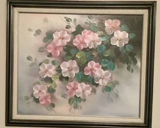 Art Work Floral Framed