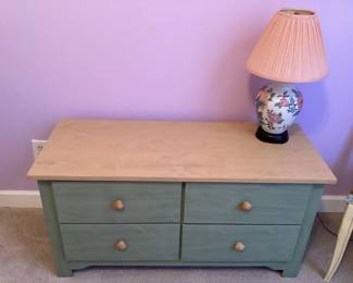 4 Drawer Green Dresser