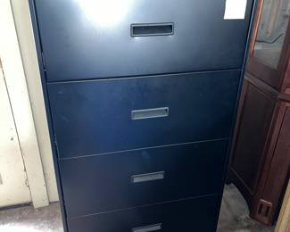 4 dr steel lateral file cabinet