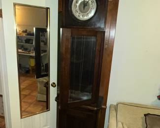 Antique tall case clock