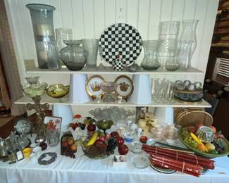 More decorative glassware