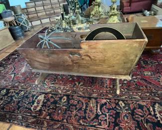 Antique handmade cradle