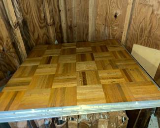 WE EVEN HAVE A PARQUET DANCE FLOOR!! ASSEMBLES IN SECTIONS JUST LIKE THIS!