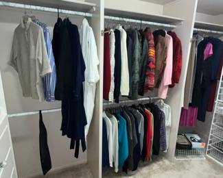 Lots of fine women's clothing