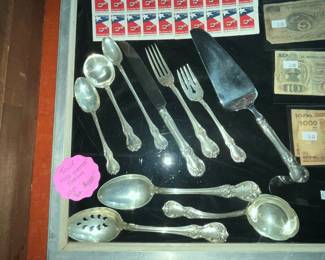 100 pc, set TOWLE STERLING SILVER "OLD MASTER" pattern