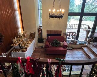 The other end of the room is lots of Christmas!