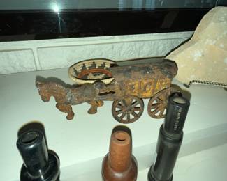Cast iron ice wagon