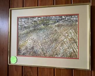 Another amazing framed print - signature looks like V. Hayland (not sure)