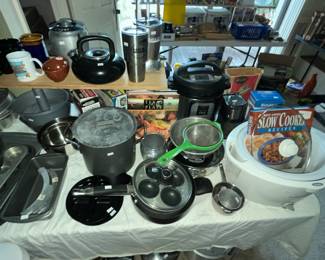 Slow cookers, pots, you name it!