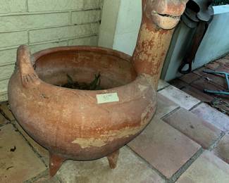 Pottery Llama planter