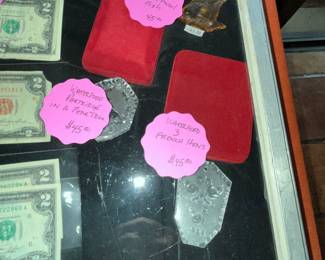 Lalique & Waterford crystal ornaments w/ boxes