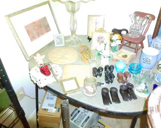 candlestick holders/art/etc