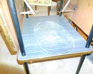 glass serving tray