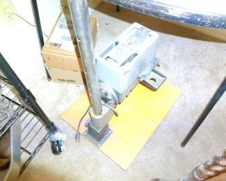 photo enlarger! ever wanted to develop your own pictures? with this little guy and a room without windows and some chemicals, you can expose your own film and print photos as large or small as you want. it's science, but it feels like magic.