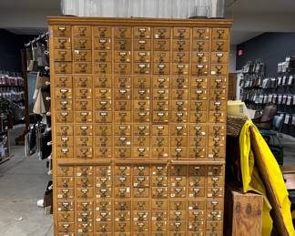 Vintage Card Catalog 