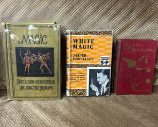 Collection of Vintage Magic, Magician Books: Stage Illusions, White Magic, Card Magic, Coin Magic and More!