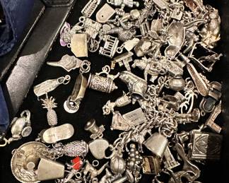 Silver Charms for Charm Bracelet