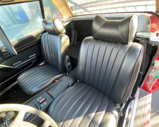 Red 1977 - 1978 Mercedes Benz SL450, Black Leather Interior,  85K Miles, Classic Car Number VIN 10704412038006 