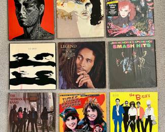 HUGE Vinyl Record Collection: Rolling Stones, The B-52s, Jimi Hendrix, The Allman Brothers, Culture Club, and More!