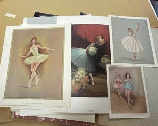 Over 1,000 Art Gallery Lithographs – From a gallery closing its doors, these collectible lithographs are perfect for decorating your walls or gifting to the art lovers in your life.  Ballet Dancer Artwork