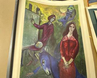 Over 1,000 Art Gallery Lithographs – From a gallery closing its doors, these collectible lithographs are perfect for decorating your walls or gifting to the art lovers in your life.  Chagall Artwork 