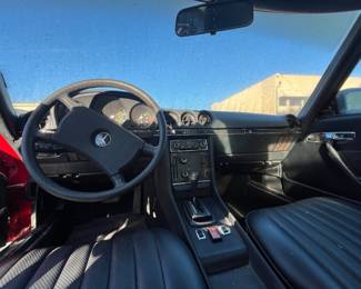 Red 1977 - 1978 Mercedes Benz SL450, Black Leather Interior,  85K Miles, Classic Car Number VIN 10704412038006 