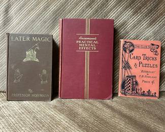 Collection of Vintage Magic, Magician Books: Stage Illusions, White Magic, Card Magic, Coin Magic and More!