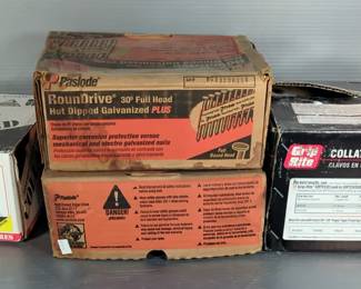 Paslode 3.25" x .131 Full Round Head Nails, Qty 2 Boxes, 1 Is Partially Used