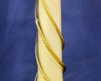 Murano Style Art Glass Vase, Fratelli Betti Empoli, Approx 19" Tall 
