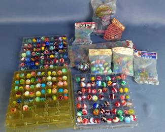 Various Marbles, Brands Include The Borden Co, Gladding-Vitro, Five Star, And More
