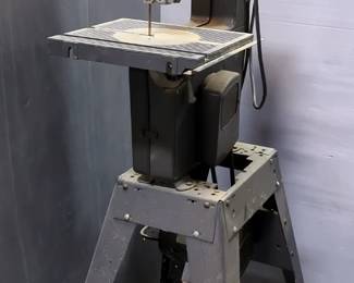 Sears Craftsman 12" Belt Drive Band Saw/Sander, Model 113.243311, Powers On, Attached To Frame With Casters 