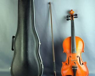 Heinrich A. Wolffe Strad Model 1787 Viola, SN 5828, With Bow, In Hard Case