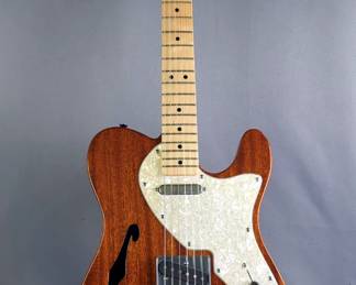 Squier By Fender Telecaster Thinline Electric Guitar, SN CGS1519119, In Union Station Soft Case