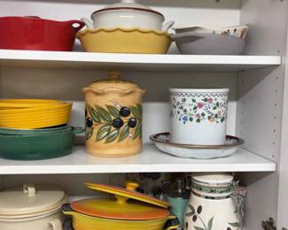 Assorted Serving Dishes And More