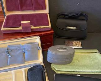 MGM, MELE Jewelry Boxes And Vintage Wallets