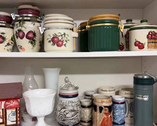 Canisters, Steins, And Decor