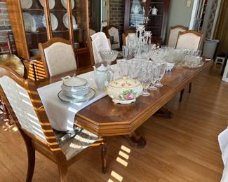 Dining table with 8 chairs