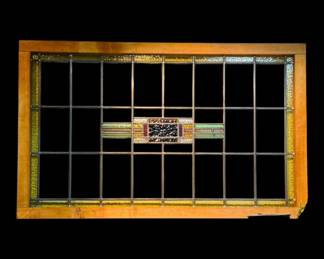 Art deco stained glass