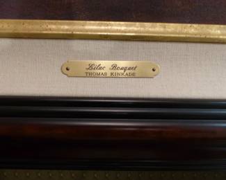 Thomas Kincade "Lilac Bouquet" painting