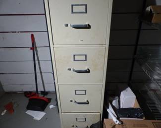 Tall file cabinet