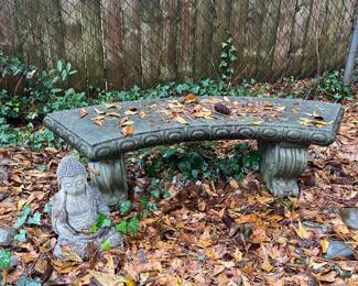 Concrete bench