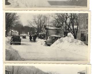 and snowy days all in New York Look at that Horse Drawn Milk Delivery!