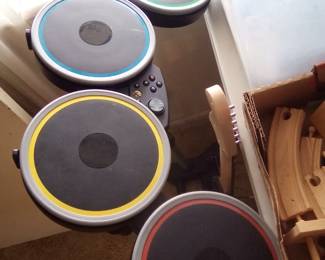 Wii Rock Band stuff. unknown working condition