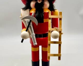 Wood Fireman Nutcracker