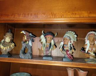 Southwestern Reflections resin indians